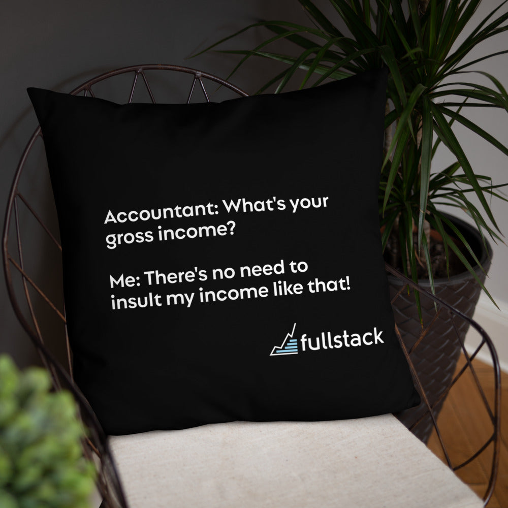 Pillow-Gross income